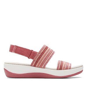 Clarks Women's Dusty Rose Flat Sandal, Size 9