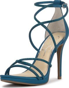 Jessica Simpson Teal JAEYA Heeled Sandal, Size 8