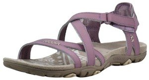 Merrell Women's Rose Leather Sandals - Elderberry 9 M