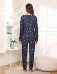 Ekouaer Women's Long Sleeve Pajama Set with Pockets
