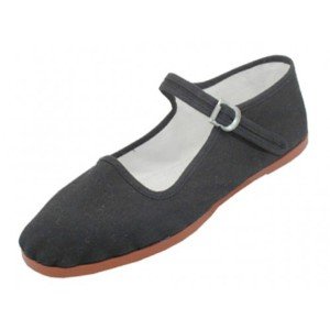 Women's Cotton Slip-On Mary Jane Ballet Shoes