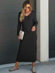 ANRABESS Women's Black Sweater Skirt Set 2024