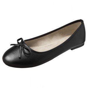 Alpine Swiss Iris Women's Classic Bow Ballet Flats