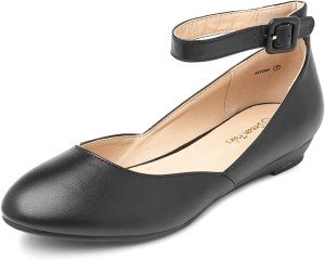 Comfortable Ankle Strap Ballet Flat Shoes