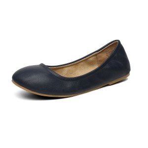 Women's Classic Round Toe Ballet Flats – Sizes 5-11