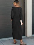 ANRABESS Women's Black Sweater Skirt Set 2024