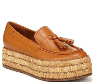 Franco Sarto Women's Tan Brown Espadrille Loafers