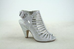 Strappy Caged Kitten Heel Women's Sandals Size 5.5-11