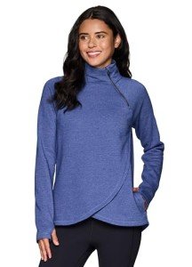 Cobalt Women's 1/4 Zip Fleece Sweatshirt with Pockets