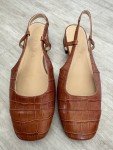 Mia Croco Carmel Slingback Shoes for Women