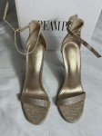Dream Pairs Gold Glitter High Stiletto Heels