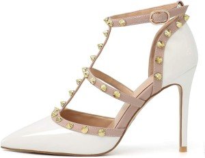 Slingback Mid Heels with Pointy Toe for Women