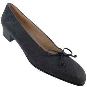 Salvatore Ferragamo Women's Black Bow Dress Heels