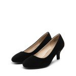 Comfortable Women’s Low Heel Slip-On Pump Shoes