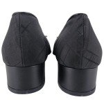 Salvatore Ferragamo Women's Black Bow Dress Heels