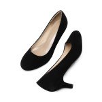 Comfortable Women’s Low Heel Slip-On Pump Shoes