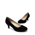 Comfortable Women’s Low Heel Slip-On Pump Shoes
