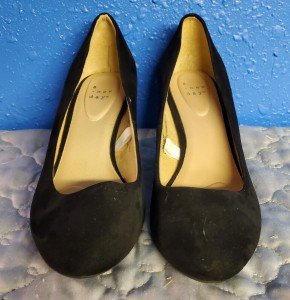 Women's A New Day Black Platform Heels, Size 6.5