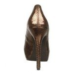 FERGIE BUNNY Bronze Women's Pumps, Size 8