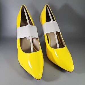 Neon Yellow 5" Stiletto High Heel Pumps
