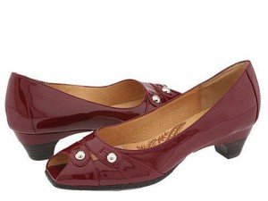 Sofft Patent Simone Women's Shoes, Size 6