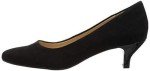 Trotters Women's Kiera Black Suede Pumps