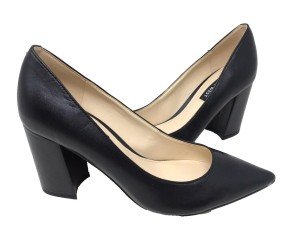 Nine West Women's Cara Black Slip-On Pumps