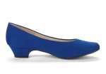 Classic Low Chunky Heel Slip-On Pump Shoes