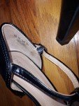 Naturalizer "Loriana" Black T-Strap Heels, Size 9