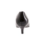 Trotters Kiera Women's Black Leather Slip-On Heels