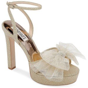 Badgley Mischka Women’s Sophie Gold Dressy Heels