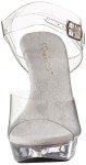 Fabulicious Clear Ankle-Strap Sandal for Women