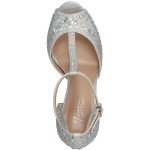 Thalia Sodi Women's Rhinestone Peep Toe Pumps