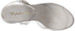 Fabulicious Clear Ankle-Strap Sandal for Women