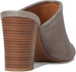 Johnston & Murphy Women's Gold Metallic Suede Mules