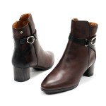 Pikolinos Calafat Leather Ankle Booties for Women