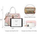 Dasein Women's 2-Piece Handbag Set in Pink