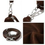 Brown Suede Hobo Bag for Women