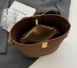 Retro Suede Bucket Purse for Women