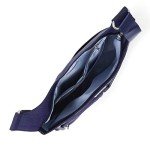 Baggallini Women's Zip Crossbody Bag with RFID, Navy