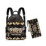 Happy New Year Handbag & Wallet Set for Women
