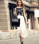 Blue Patent Leather Handbag Set – 3PCS