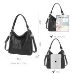 Stylish Large Leather Crossbody Tote Bag for Women