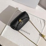 Stylish Black Leather Shoulder Bag for Women