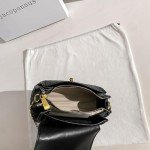 Stylish Black Leather Shoulder Bag for Women