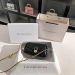 Stylish Black Leather Shoulder Bag for Women