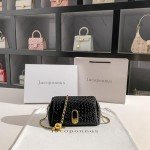 Stylish Black Leather Shoulder Bag for Women