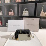 Stylish Black Leather Shoulder Bag for Women