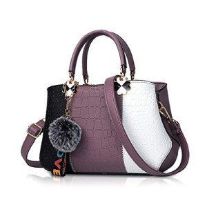 Trendy Purple Women's Messenger Handbag by Nicole & Doris