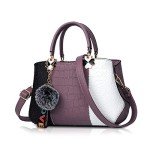 Trendy Purple Women's Messenger Handbag by Nicole & Doris